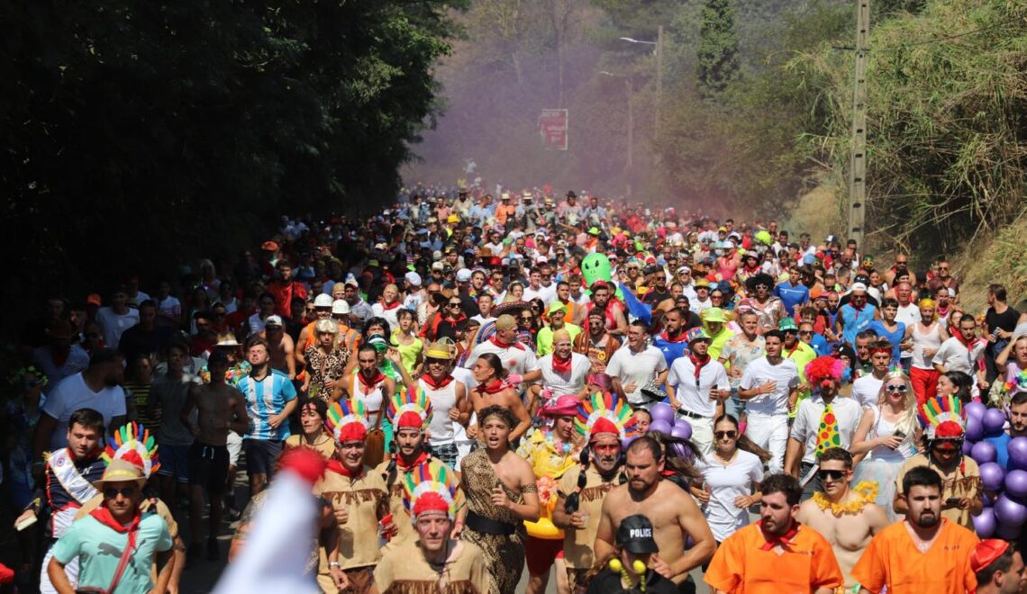 Participation de Yoann Gillet à l’Abrivado Carnavalesque de Beaucaire