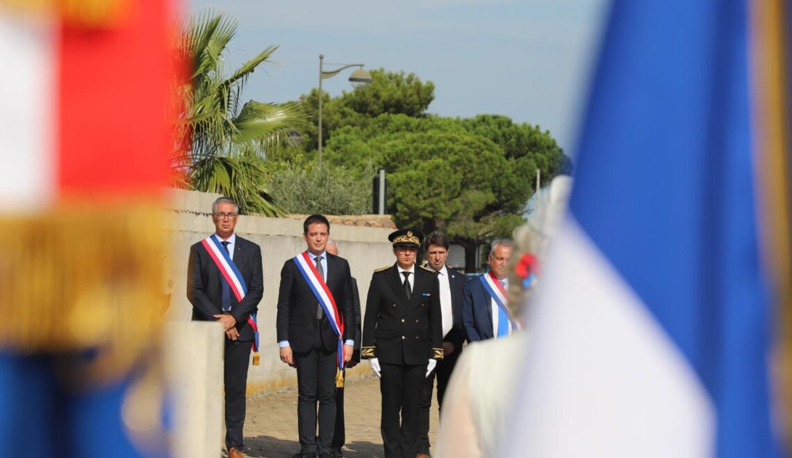 Yoann Gillet présent à l’hommage au Maréchal de Lattre de Tassigny à Caissargues