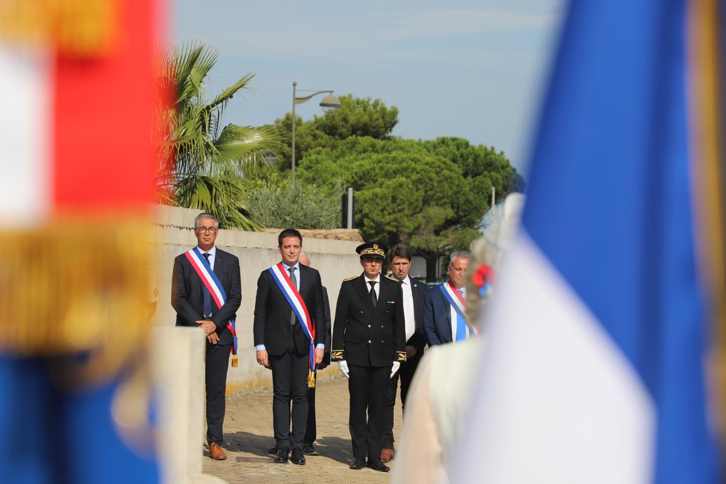 Yoann Gillet présent à l’hommage au Maréchal de Lattre de Tassigny à Caissargues