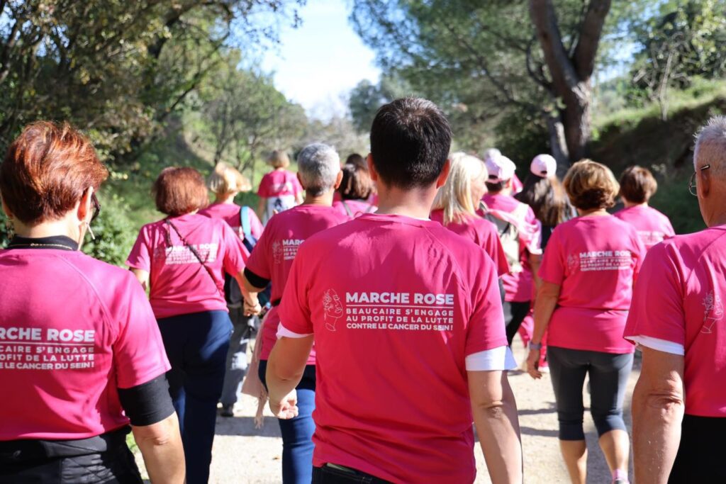 Tous en rose avec les Beaucairois au profit de la lutte contre le cancer du sein