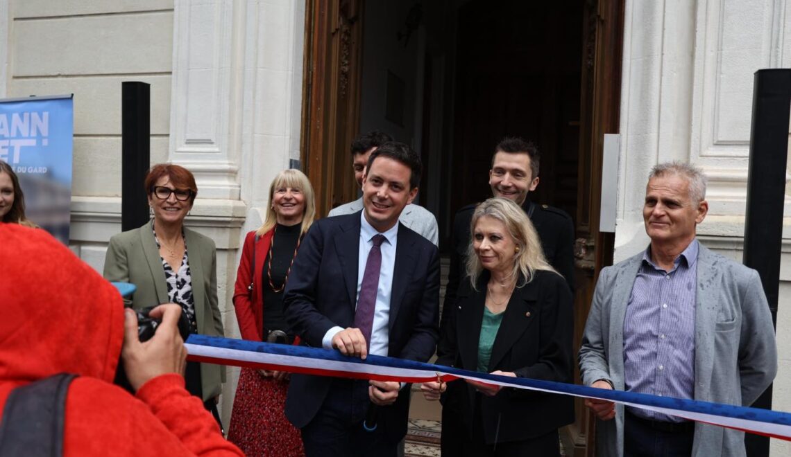 Yoann Gillet et Sylvie Josserand ont inauguré leur permanence à Nîmes