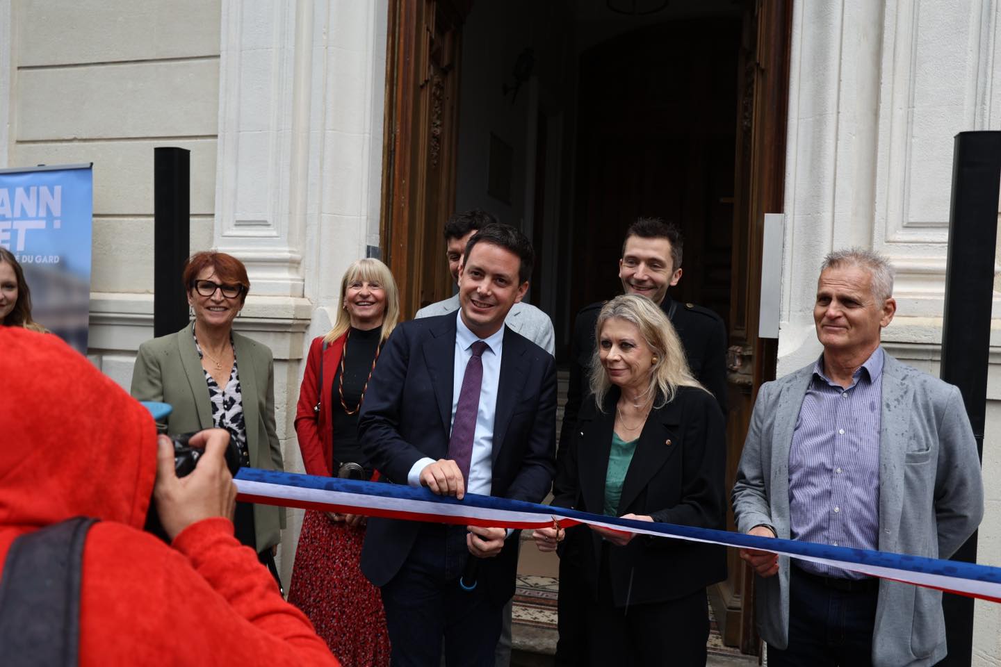 Yoann Gillet et Sylvie Josserand ont inauguré leur permanence à Nîmes