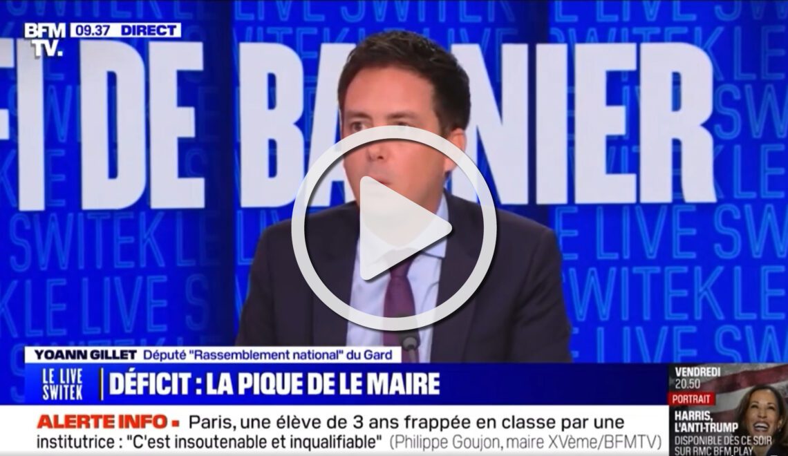 BFMTV : Yoann Gillet dénonce la nullité économique de la macronie 