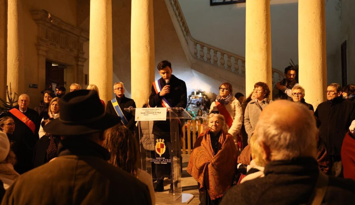 Beaucaire ne cède pas : la crèche provençale de Noël inaugurée !